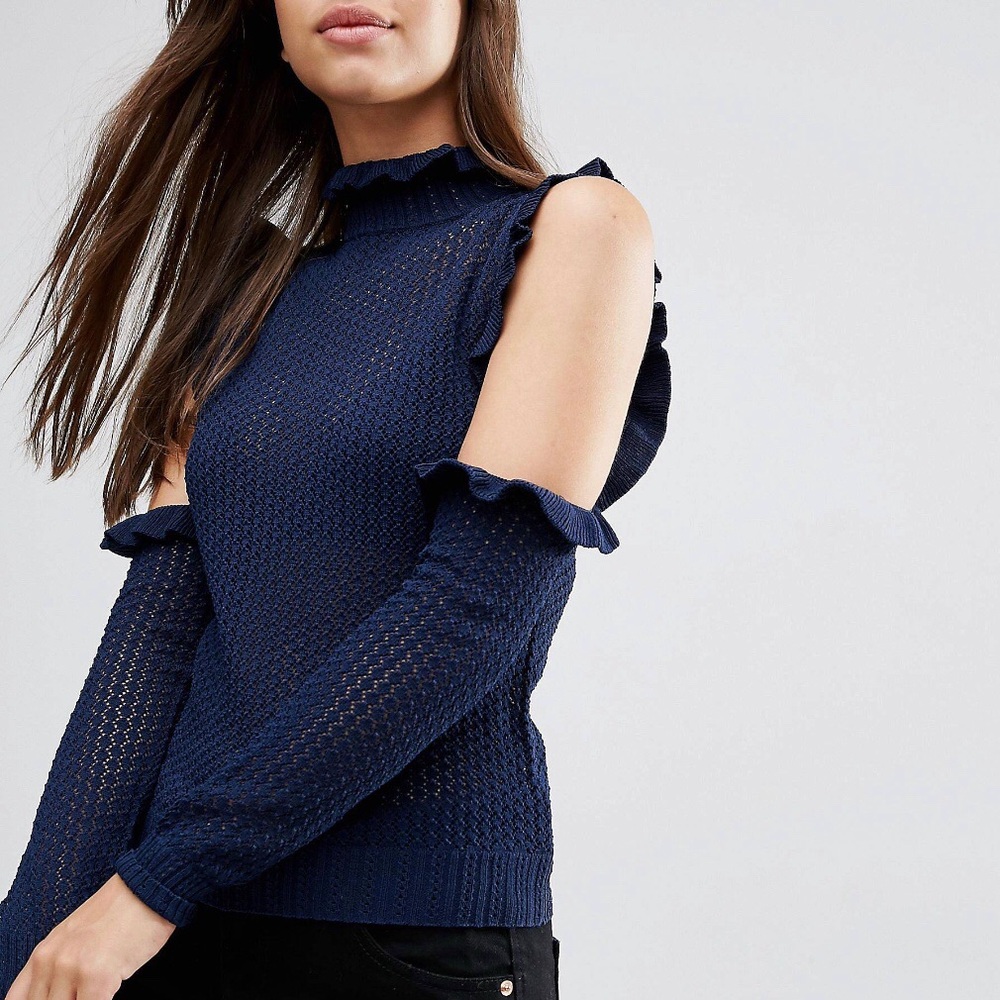 Cold Shoulder Sweater